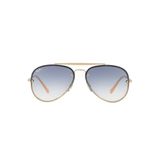 Ray-Ban BLAZE AVIATOR RB3584N 001/19 Ouro Lente Transparente Azul Degradê Tam 58