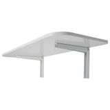 Mesa Retrátil De Parede Cozinha Suspensa Dobrável Cor E Tamanho:branca 90x40,material Da Tampa:mdp