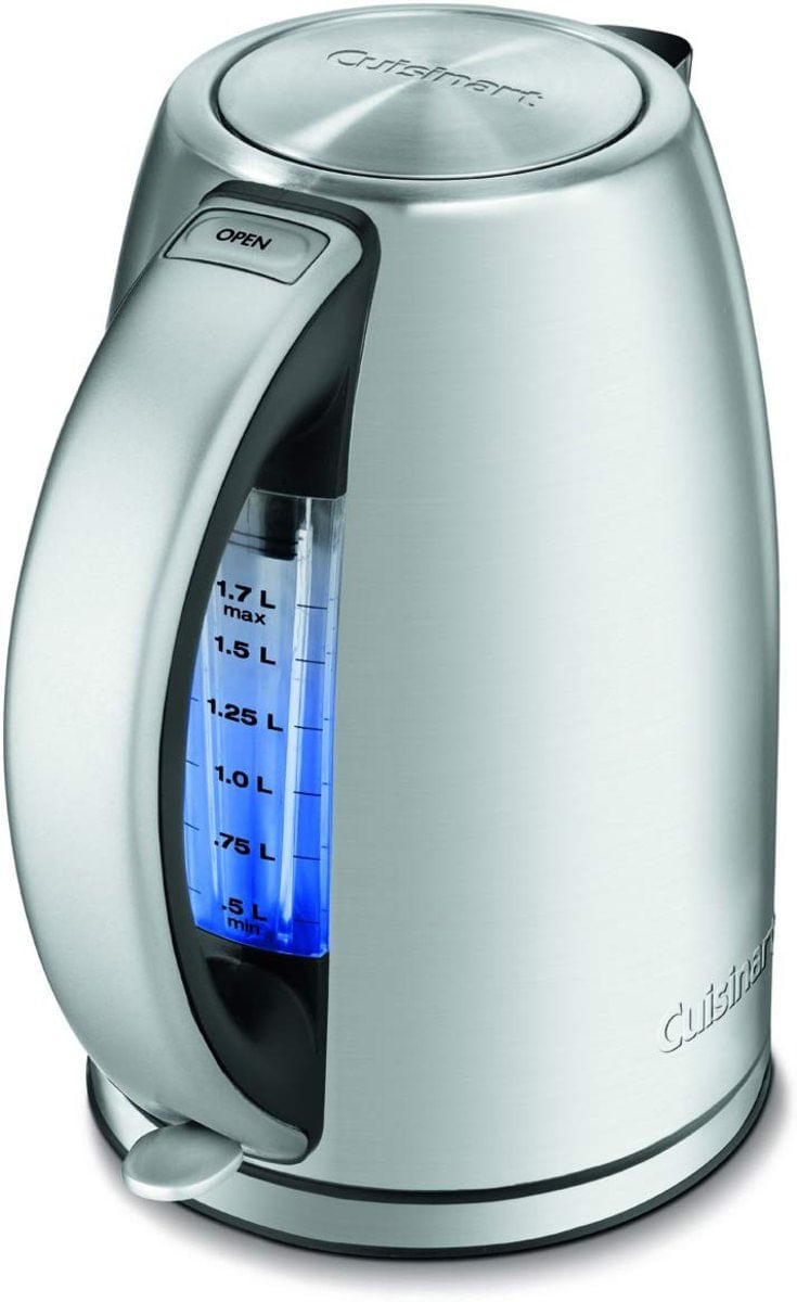 Chaleira Elétrica Sem Fio Cuisinart JK-17 Capacidade de 1,7 Litros Programável