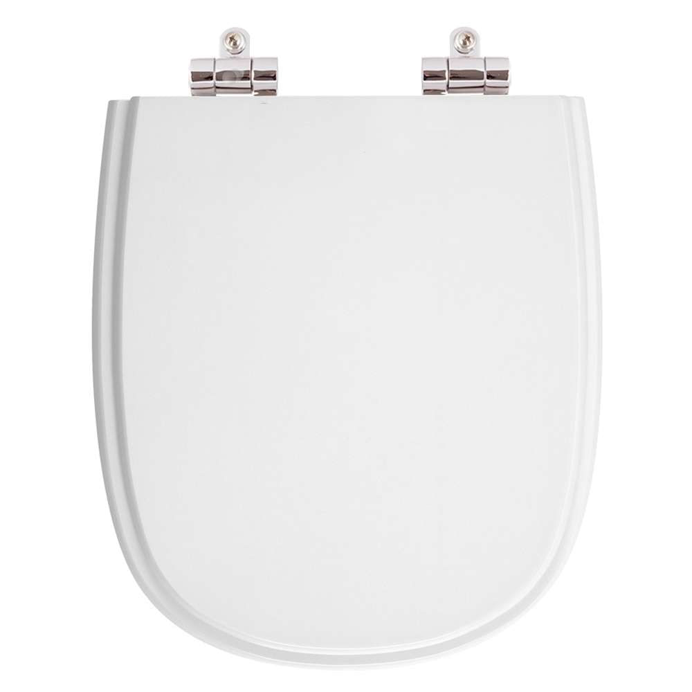 Assento Sanitario Poliester com Amortecedor Paris Branco (Neve) para Vaso Ideal Standard