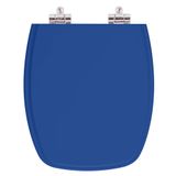 Assento Sanitario Poliester com Amortecedor Stylus Azul Mineral para Vaso Celite