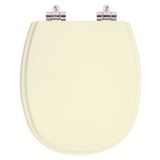 Assento Sanitario com Amortecedor Aspen Creme para Vaso Deca
