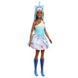 Barbie Fantasia Saia De Unicórnio De Sonho Azul - Mattel