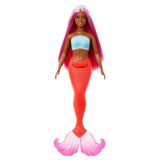 Barbie Fantasia Sereia Com Cabelo Rosa - Mattel