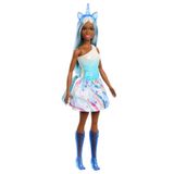 Barbie Fantasia Saias De Unicórnio De Sonho Azul - Mattel