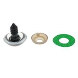 3x 10pcs Brilhantes Olhos De Segurança De Plástico Com Arruelas Para O Urso,
