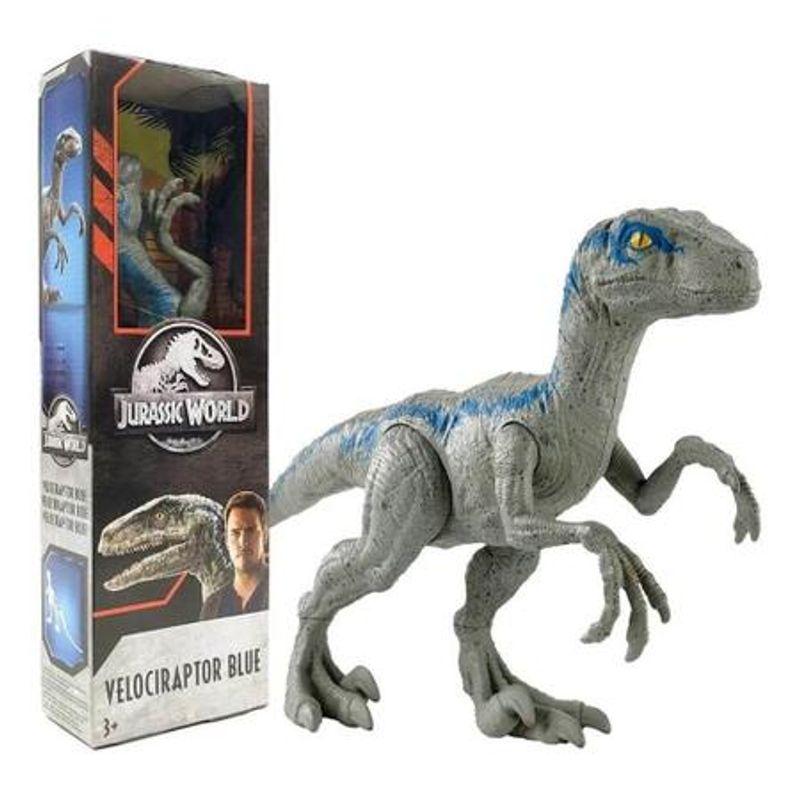 Jurassic World Dinossauro Velociraptor Blue Mattel Carrefour 6860