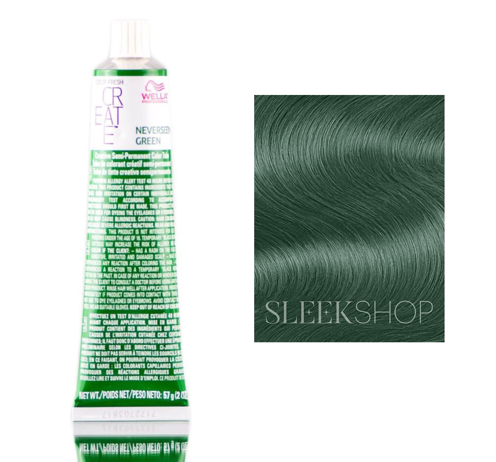 Cor De Cabelo Wella Color Fresh Create Neverseen Green