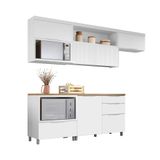 Cozinha Modulada 100% Mdf 5 Peças Nesher Marquesa Branco