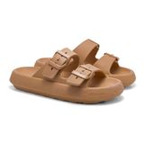 Chinelo Feminino Nuvem Slide Confortável Birken Fivela - Caramelo - 42/43