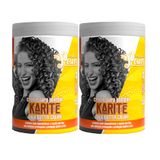 Kit  Creme De Pentear  Soul Power Karité Shea Butter 500ml - 2 Unidades