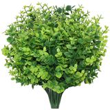 Flores Artificiais Ao Ar Livre. Conjunto De 10 Flores Deco Resistentes Uv Buquês De Flores Artificiais Plantas Plásticas Para Decoração De C