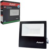 Refletor Led Verde Avant Em Alumínio Slim-30 Bivolt De Sobrepor - Cód 259305370