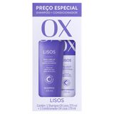 Kit Shampoo Ox Lisos 375ml + Condicionador 170ml