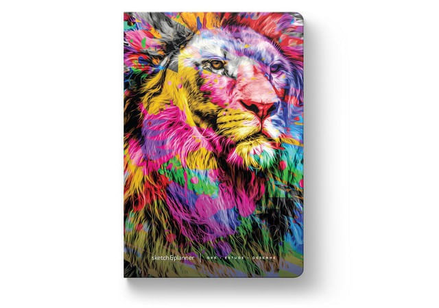 Sketch &amp; Planner - The Lion Colorida - Vol. 1