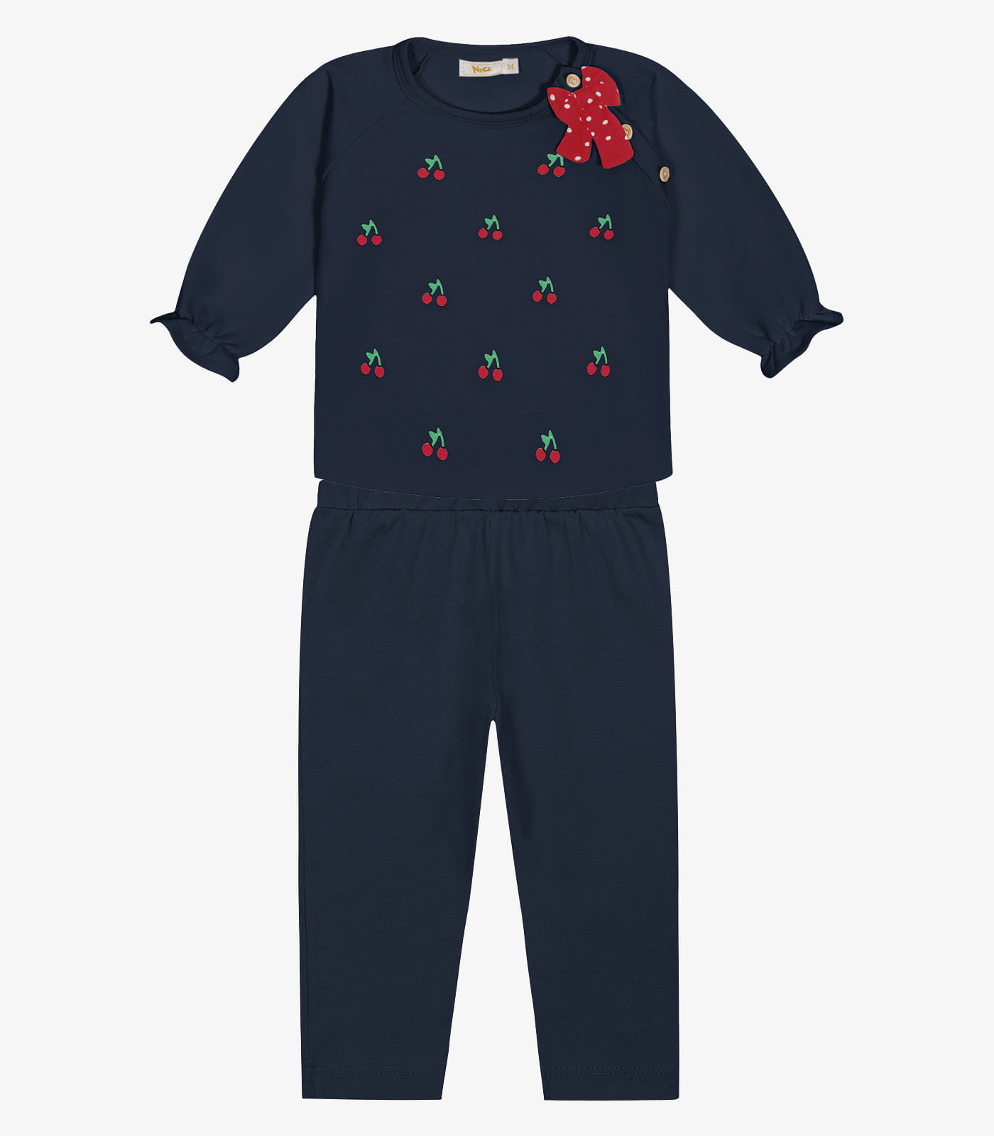 Conjunto Infantil Blusa Com Legging Trick Nick Azul 2