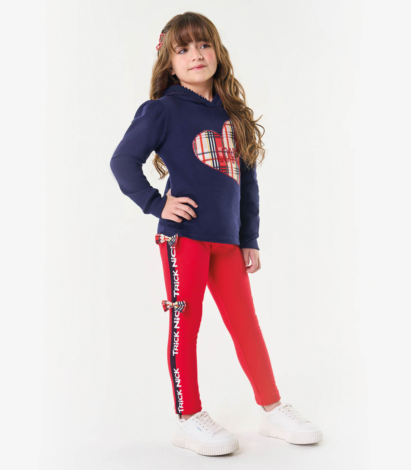 Conjunto Infantil Blusão Com Legging Trick Nick Azul 1
