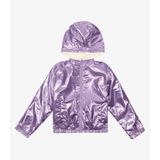 Jaqueta Infantil Feminina Metalizada Trick Nick Roxo 6
