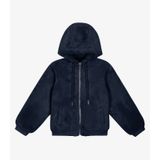 Jaqueta Infantil Feminina Com Capuz Trick Nick Azul 1