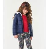 Jaqueta Infantil Feminina Com Capuz Trick Nick Azul 6