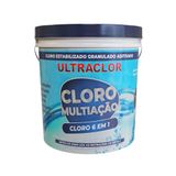 Cloro Multiacao 6 Em 1 Granulado Para Piscinas 10kg Balde Ultraclor