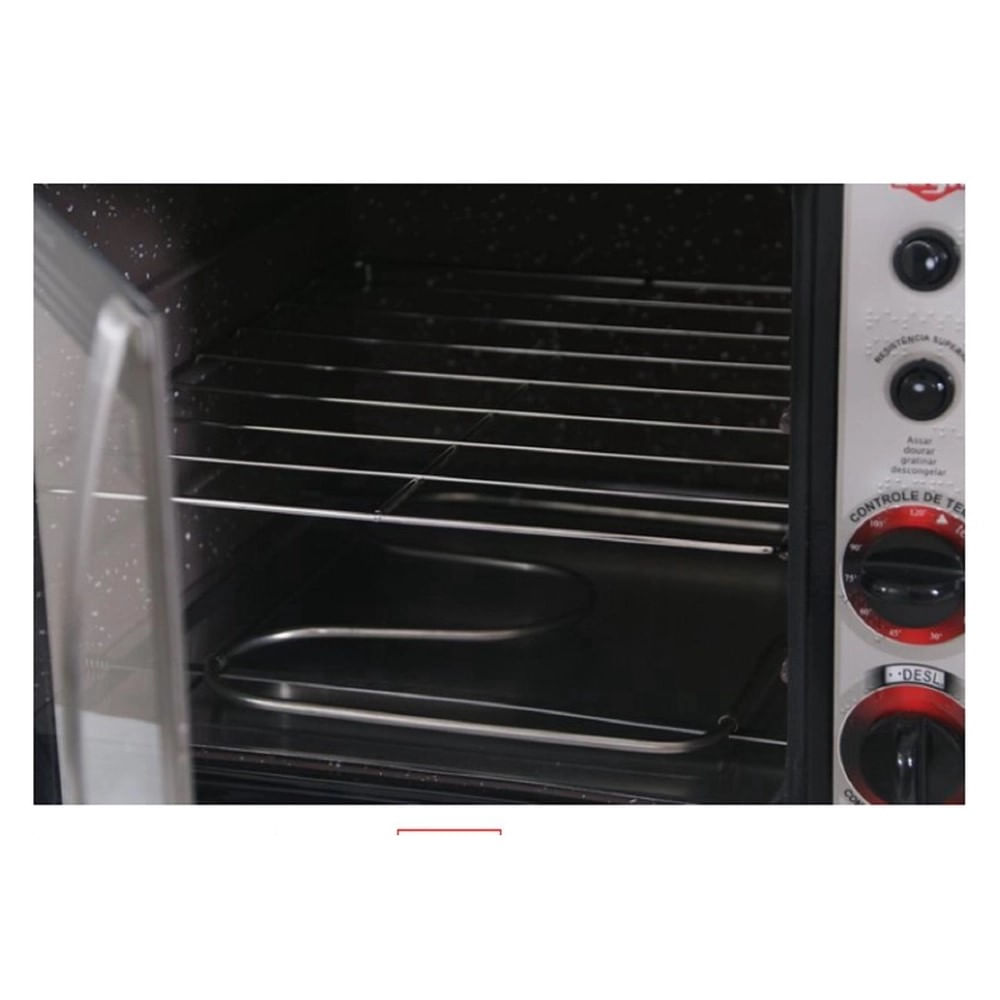 Forno Eletrico Layr Preto Crystal Plus Advanced 46l 127v - Carrefour