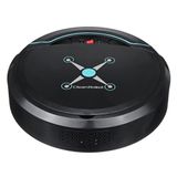 Aspirador De Pó Smart Sweeping Robot Recarregável Preto