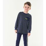 Camiseta Infantil Masculina Manga Longa Trick Nick Azul 8
