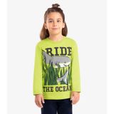 Camiseta Infantil Manga Longa Rovi Kids Verde 4