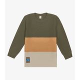 Camiseta Infantil Manga Longa Trick Nick Verde 10