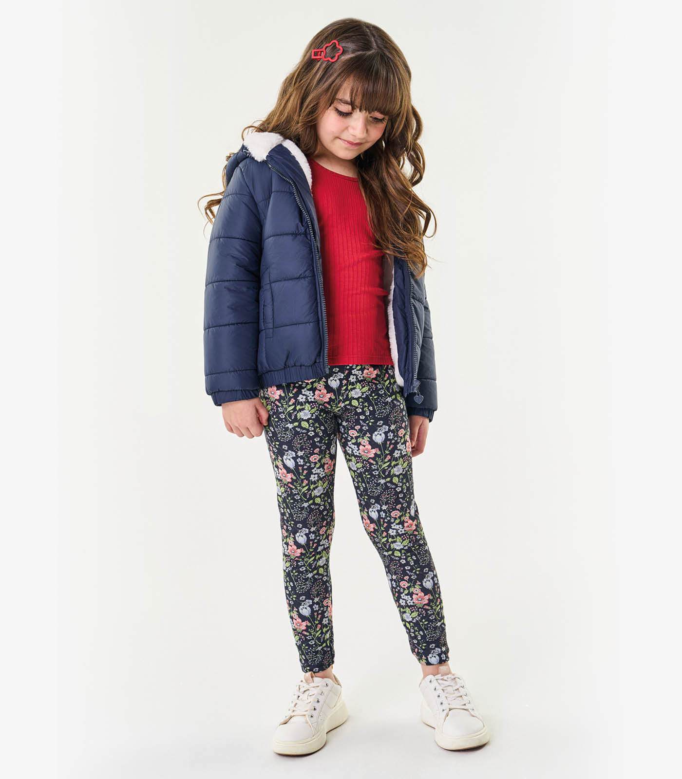 Legging Infantil Feminina Florida Trick Nick Azul 2