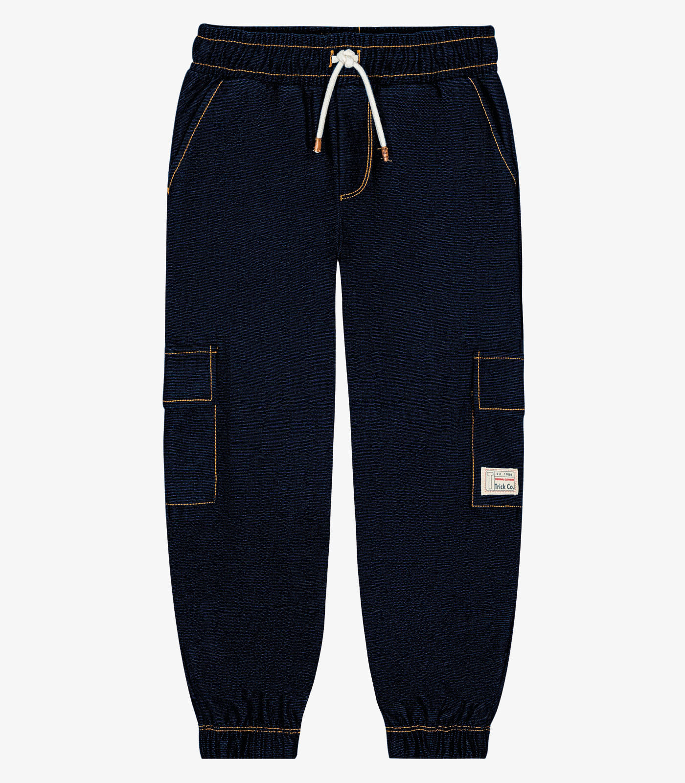 Calça Cargo Infantil Masculina Trick Nick Azul 4