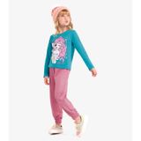 Calça Jogger Infantil Feminina Rovi Kids Rosa 14