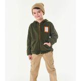 Jaqueta Infantil Masculina Com Capuz Trick Nick Verde 4