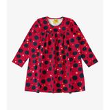 Vestido Infantil Manga Longa De Bolinhas Rovi Kids Vermelho 3