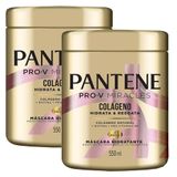 Kit 2 Máscaras De Tratamento Pantene Colágeno 550ml