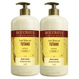 Kit 2 Cremes Para Pentear Bio Extratus Silicone Com Tutano 1l