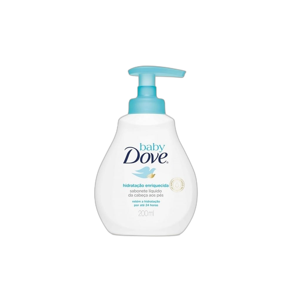 Sabonete Líquido Baby Dove Hidratante Enriquecida 200ml