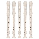 Kit 5 Flautas Doce Soprano Barroca Em C Yrs-24b Yamaha