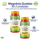 Kit 2 X Magnésio Quelato 700mg Unilife Vegano 120 Cápsulas