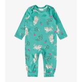 Macacão Infantil Feminino Estampado Rovi Kids Verde G