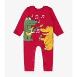 Macacão Infantil Masculino Dino Rovi Kids Vermelho M