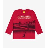 Camiseta Infantil Masculina Manga Longa Rovi Kids Vermelho 14