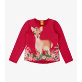 Blusa Infantil Feminina Manga Longa Rovi Kids Vermelho 2