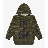 Blusão Infantil Masculino Com Capuz Rovi Kids Verde 4