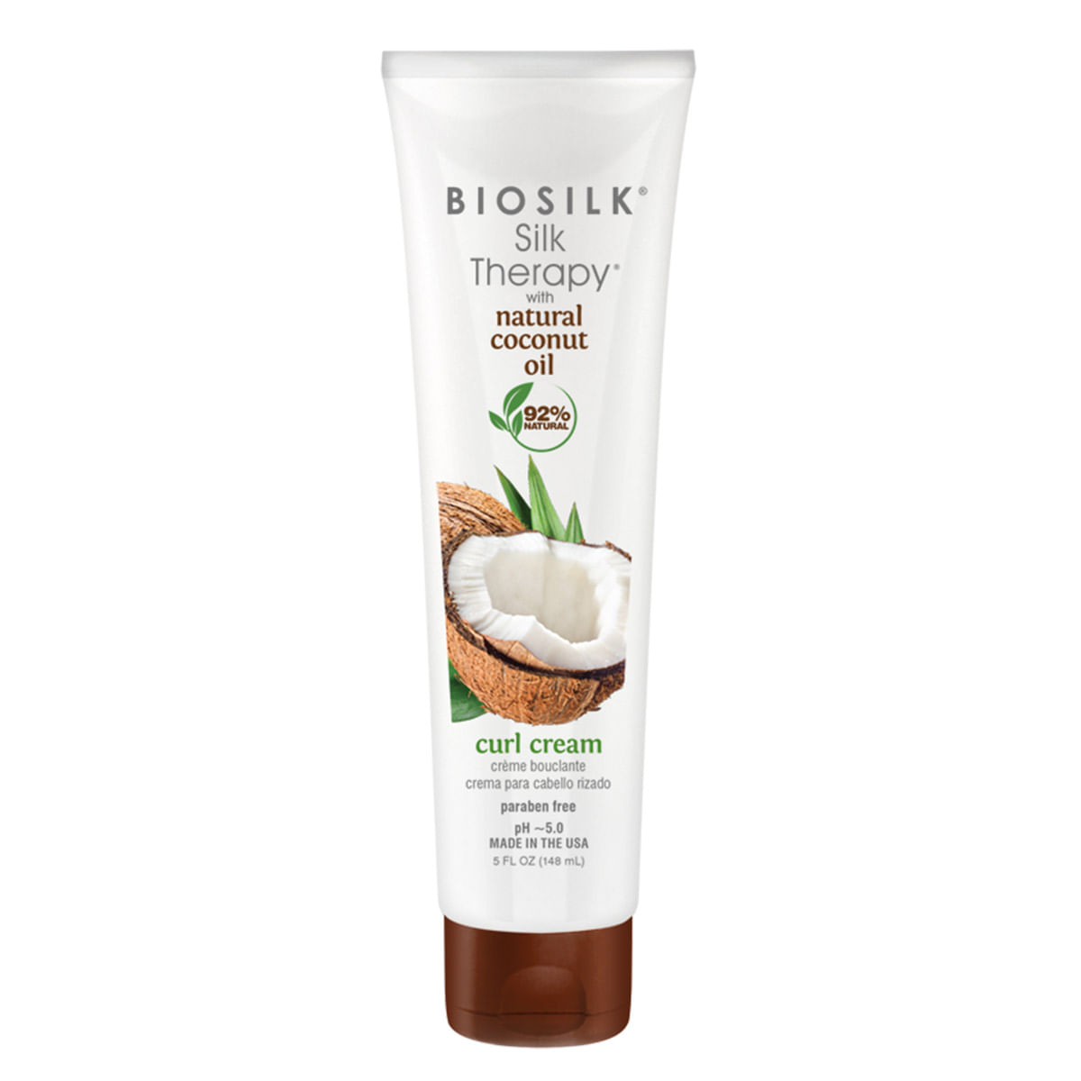 Creme Curl Biosilk Silk Therapy Com Óleo De Coco Orgânico 150ml