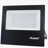 Refletor Led Branco Quente Avant Em Alumínio Slim-100 Bivolt De Sobrepor 3000k - Cód 259600574