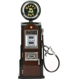 Caixa De Música Posto De Gasolina Decoração Verde 31cm