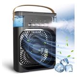 Mini Refrigerador De Ar Ventilador Umidificador Climatizador Cor Preto 110v/220v