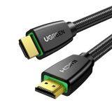 Cabo De Vídeo Ugreen Hdmi Macho/macho 4k-60hz 50cm Preto